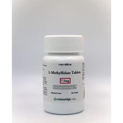 Premium L-Methylfolate 7.5mg Caplets - 30 Count