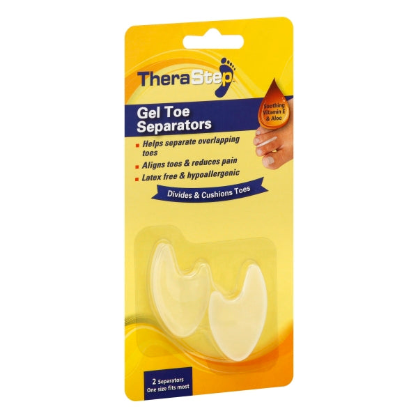 Séparateurs de orteils en gel Silipos TheraStep - Paquet de 2