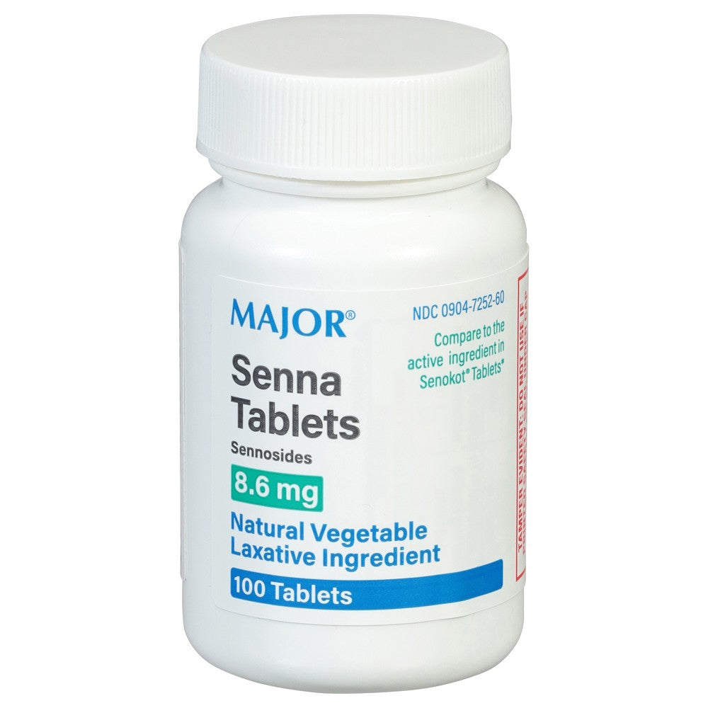 Tabletas Laxantes Major Senna - 100 Contenido
