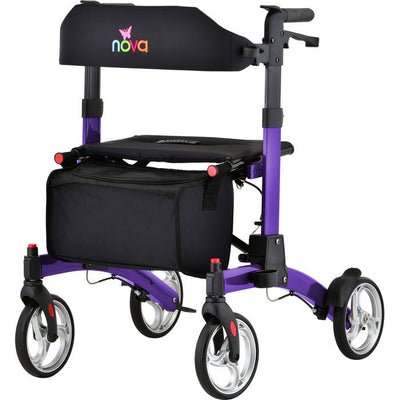 Rollator Monarch en violet - Aide à la mobilité élégante