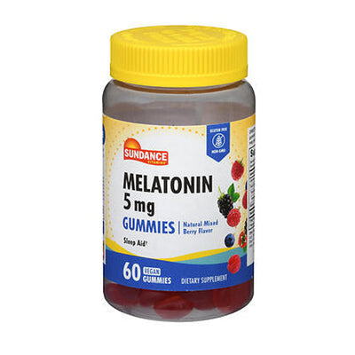 Sundance Vitamins® Mélatonine 5 mg – Bonbons Gélifiés Végans