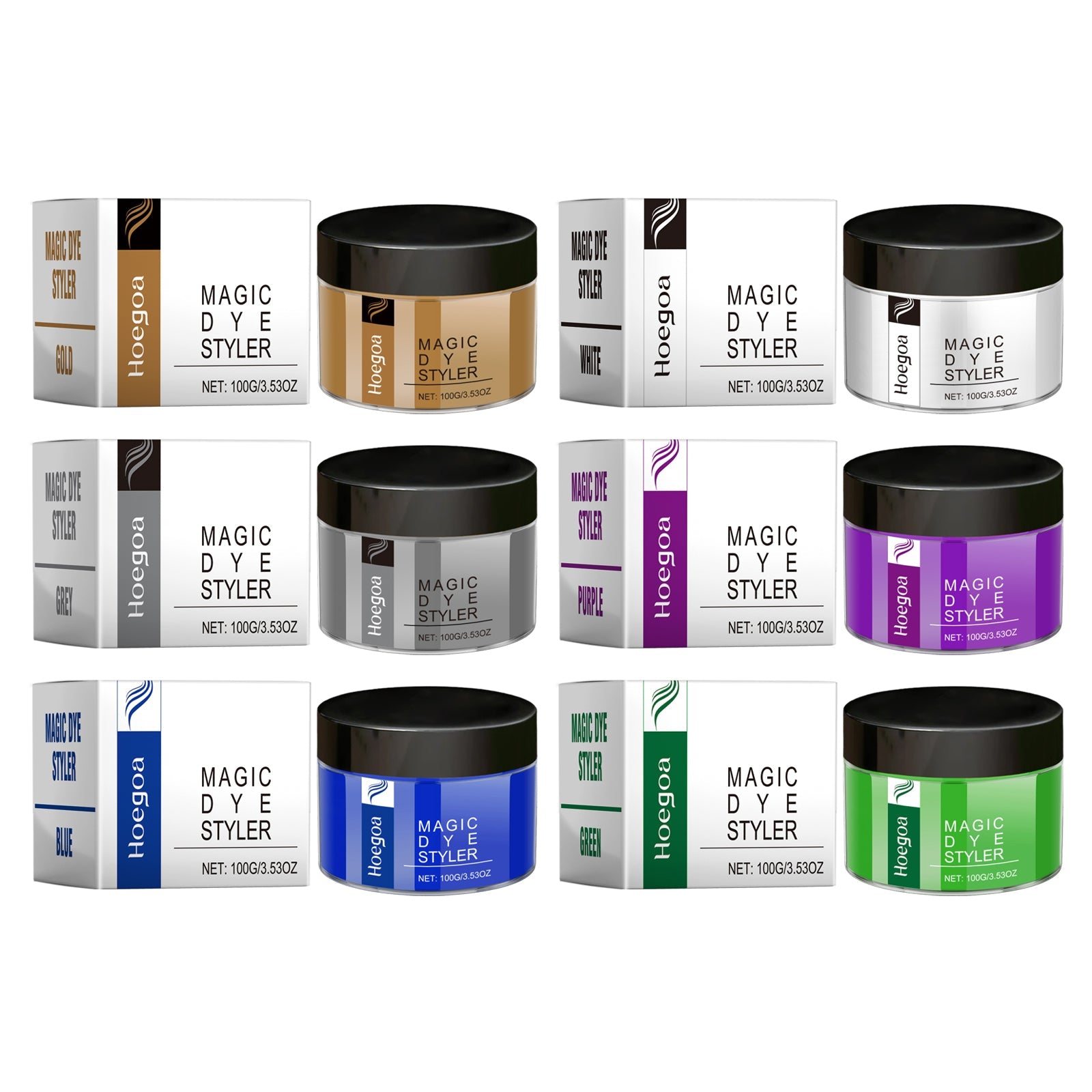 Magic Beauty wax series, colorful hair color herbal gentle moisturizing hair care and easy coloring hair conditioner - Korvel