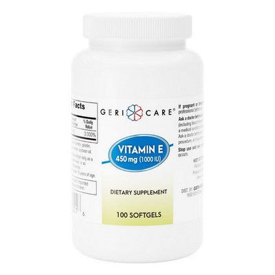 Sunmark Geri-Care Vitamin E Supplement - 100 Tablets