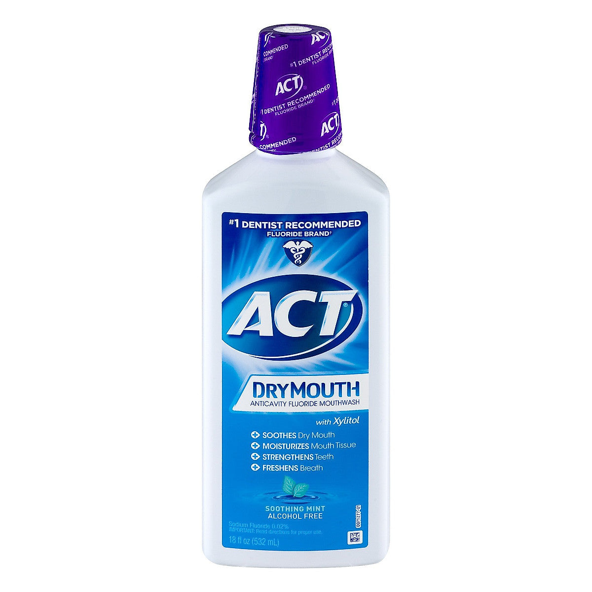ACT Anticavity Fluoride Mouthwash - Soothing Mint
