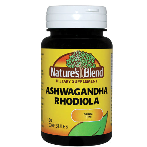 Mezcla de Ashwagandha y Rhodiola de Nature's Blend