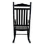 Chaise Berçante Noire Premium pour Adultes pour Espaces Extérieurs