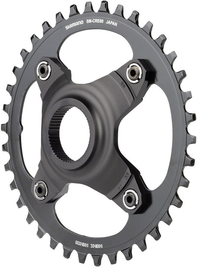 Shimano STEPS SM-CRE80-B Chainring - 38T Black