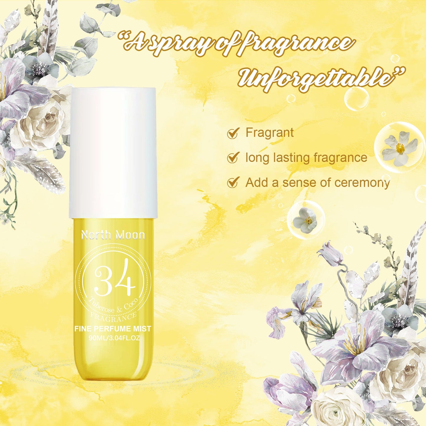 Elegant Women's Eau de Parfum - Fresh Lasting Fragrance
