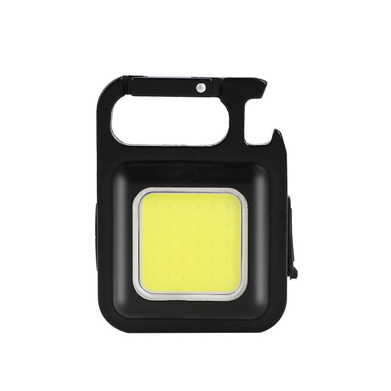 Multifunctional Mini COB Work Light TYPE-C Rechargeable Portable Keychain Light Magnetic Overhaul Emergency Light - Korvel