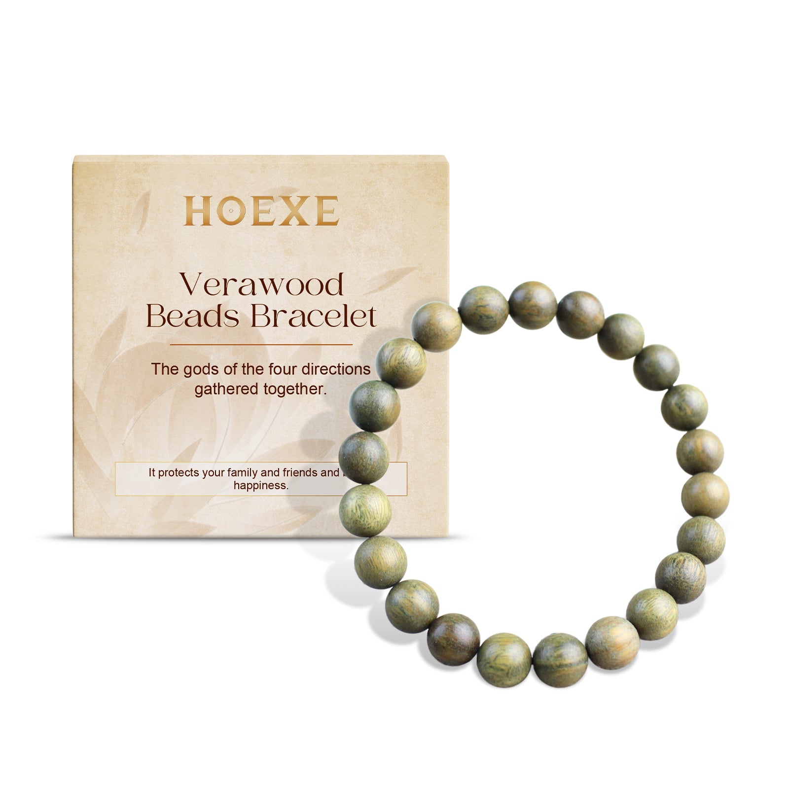 Green Sandalwood Bracelet Trend Fashion Elegant Portable Durable Good-Looking Niche Design Bracelet - Korvel