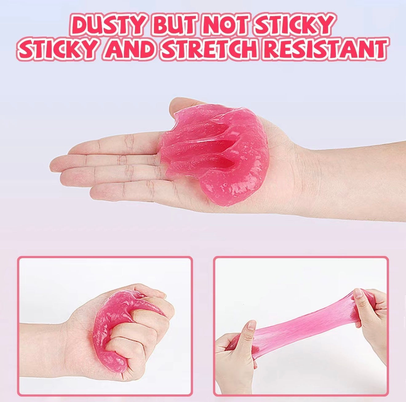 DustFix Car Cleaning Gel - Versatile Detailing Putty