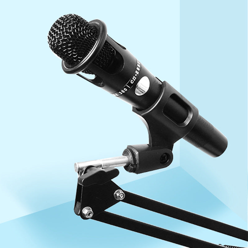 Desktop Microphone Stand Live Handheld Mic Holder Adjustable NB35 Boom Arm Microphone Bracket - Korvel