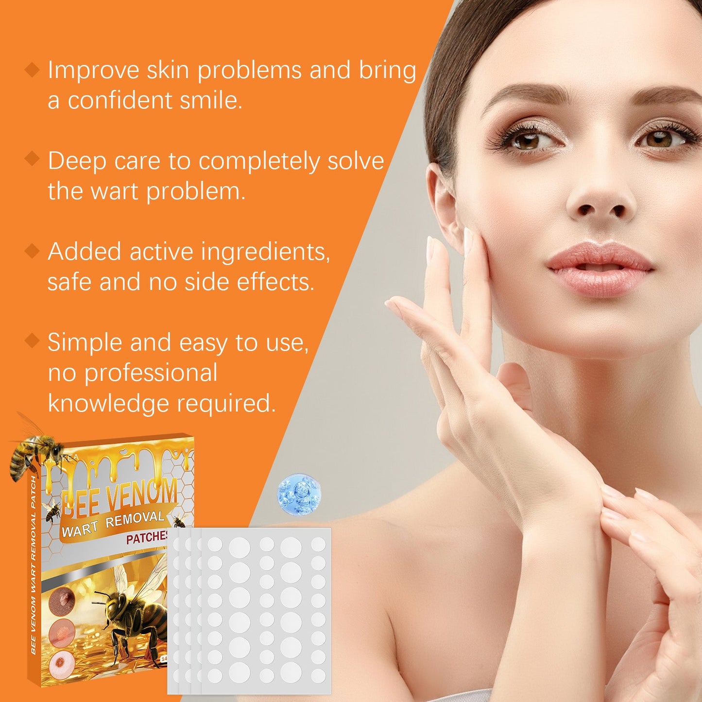 Keyu Patch Gentle Cleansing Body Skin Care Improve Skin Smooth Skin Repair Patch - Korvel