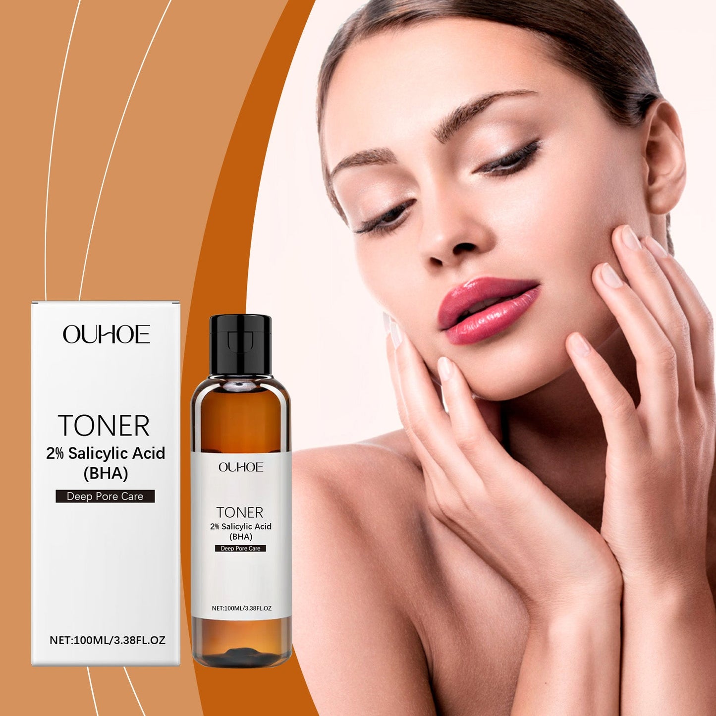 Salicylic Acid Pore Care Toner Gently Moisturizes And Hydrates Skin Refreshing Toner - Korvel