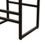 Set of 2 Counter Height Barstools Kitchen Island Stools (Gray with Back) - Korvel