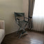 Casual Home Director's Chair, Black Frame/Black Canvas,Suitable for adults, foldable style, 2pcs/set populus - Korvel