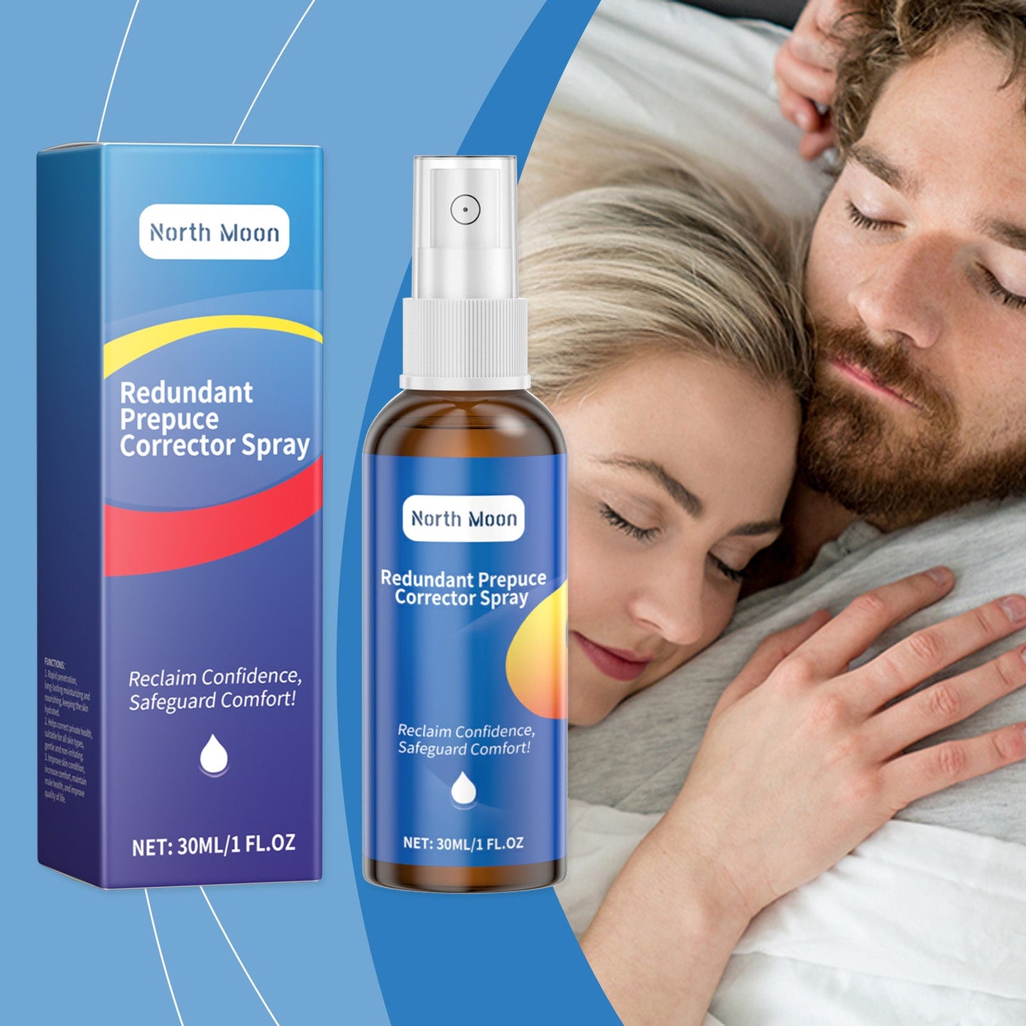 Spray de traitement hydratant pour massage pour hommes