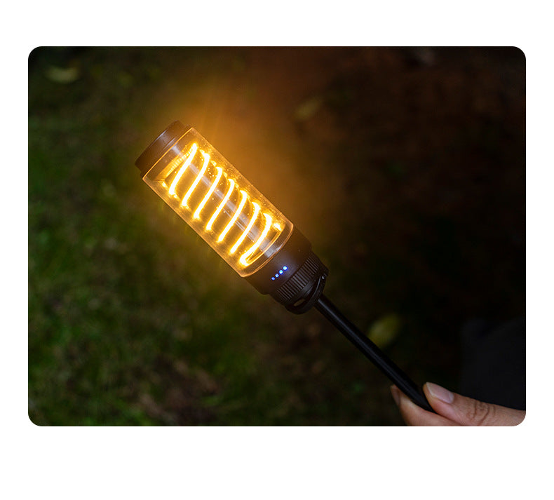 Lampe de camping portable pour extérieur avec trépied