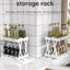 Pull out Rotating Spice Rack Organizer for Cabinet Rotate Makeup Organizer Slide Bottle Box Holder Plastic Seasoning Spice Rack - Korvel
