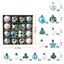 Christmas Paintings, Snowflakes, Christmas Decorations, Christmas Trees, Hanging Decorations, Christmas Balls - Korvel