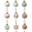 Light Gold Christmas Ball Ornaments - 3cm Set of 33