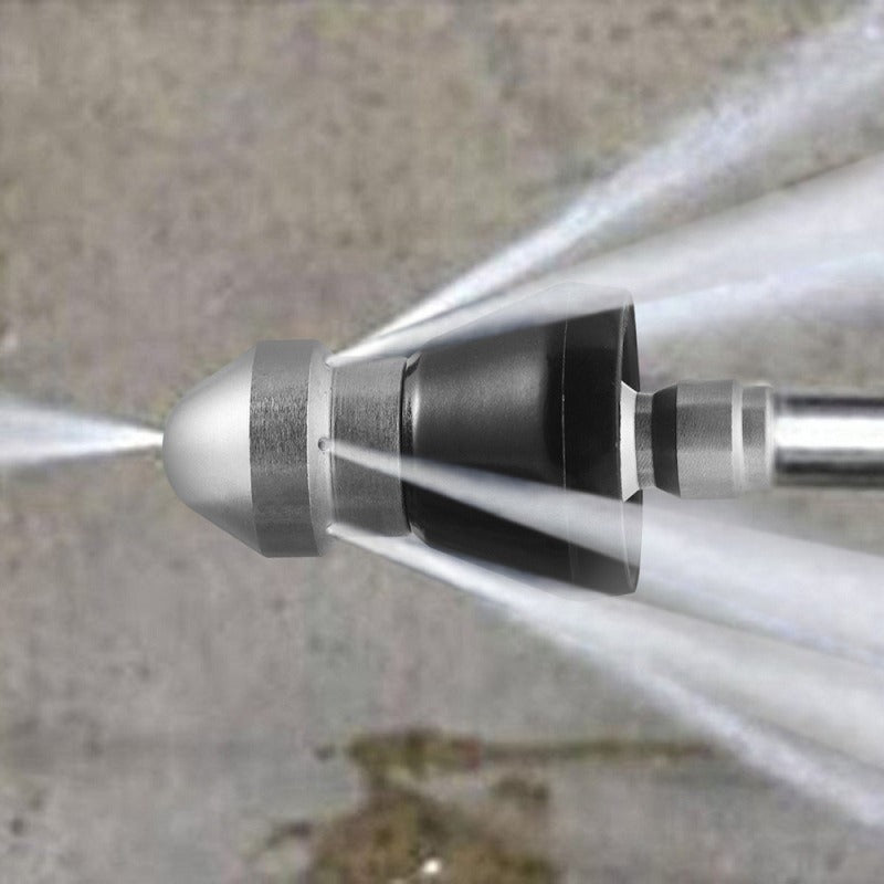 Cleaning Machine Sewer Nozzle 1/4 "Cleaning Sprinkler Pipe Dredger Cleaning Accessories - Korvel