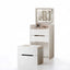 3-in-1 Compact Makeup Vanity Desk with Mirror