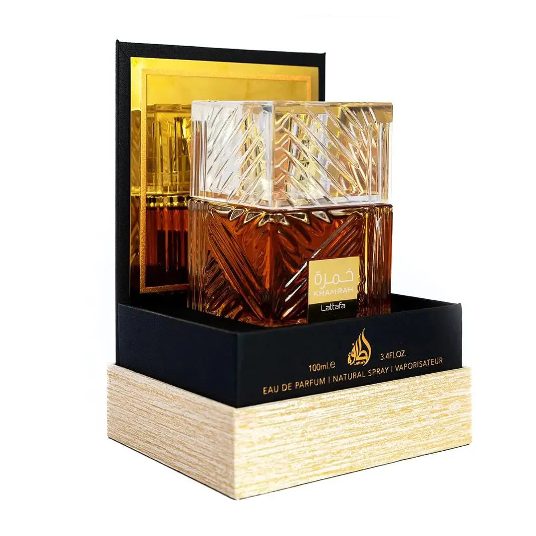Lattafa Khamrah Unisex Eau de Parfum Spray, 3.4 Onzas