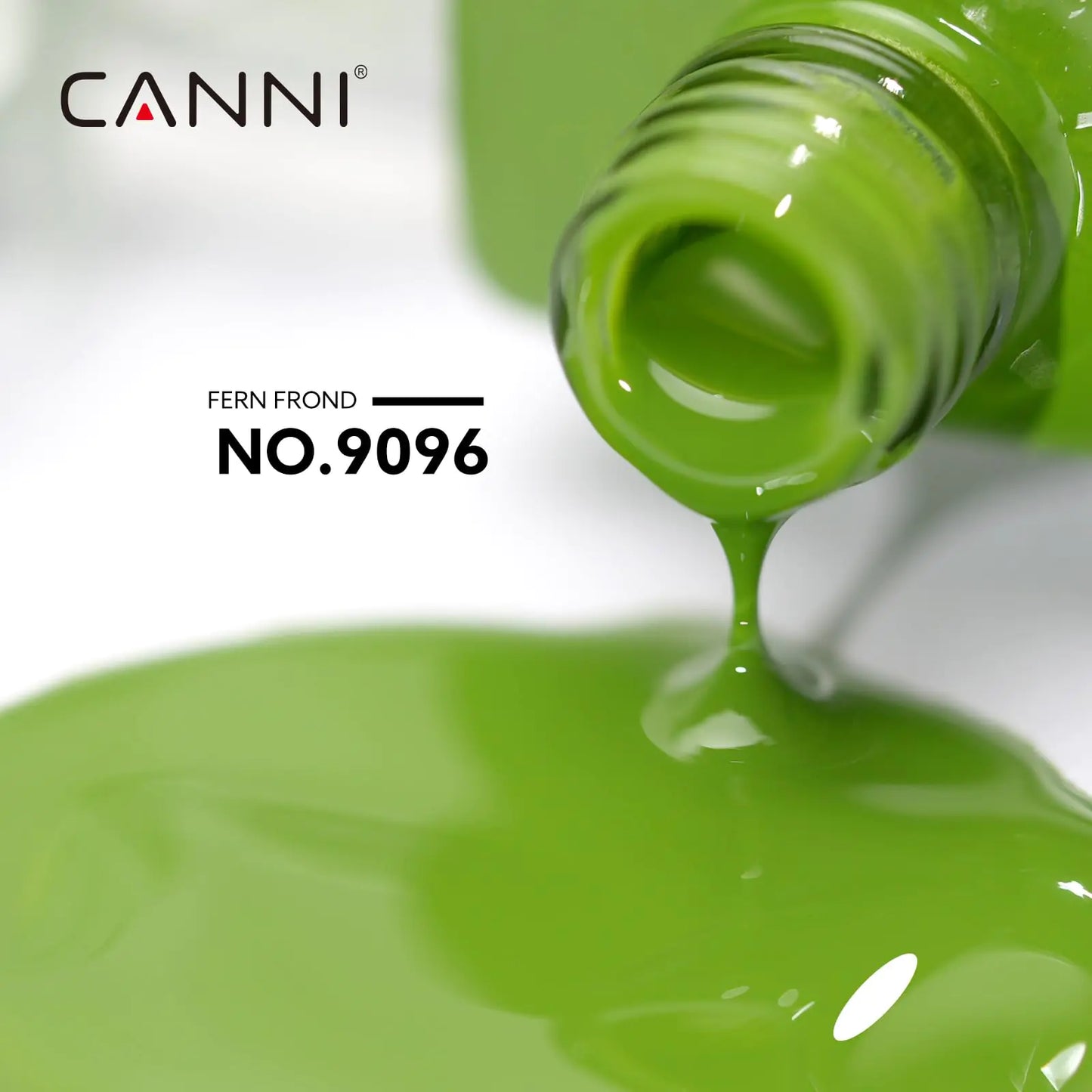 CANNI Vernis à Ongles Gel Pastel Lime Sage - Fini Brillant