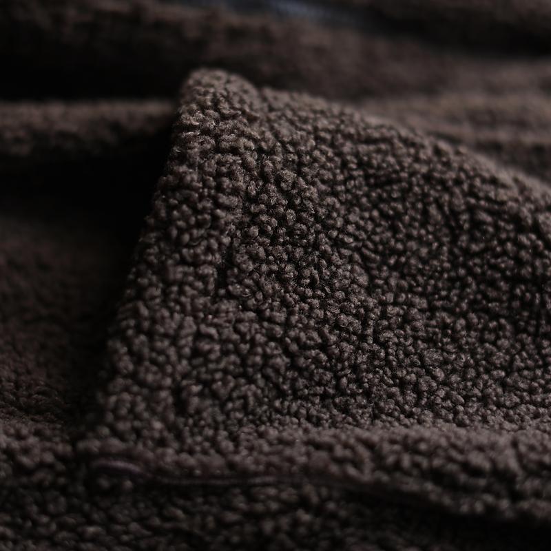 Manteau enveloppant en lambswool décontracté grande taille pour femmes