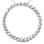 .925 Sterling Silver Round Diamond Spiral Pendant Necklace