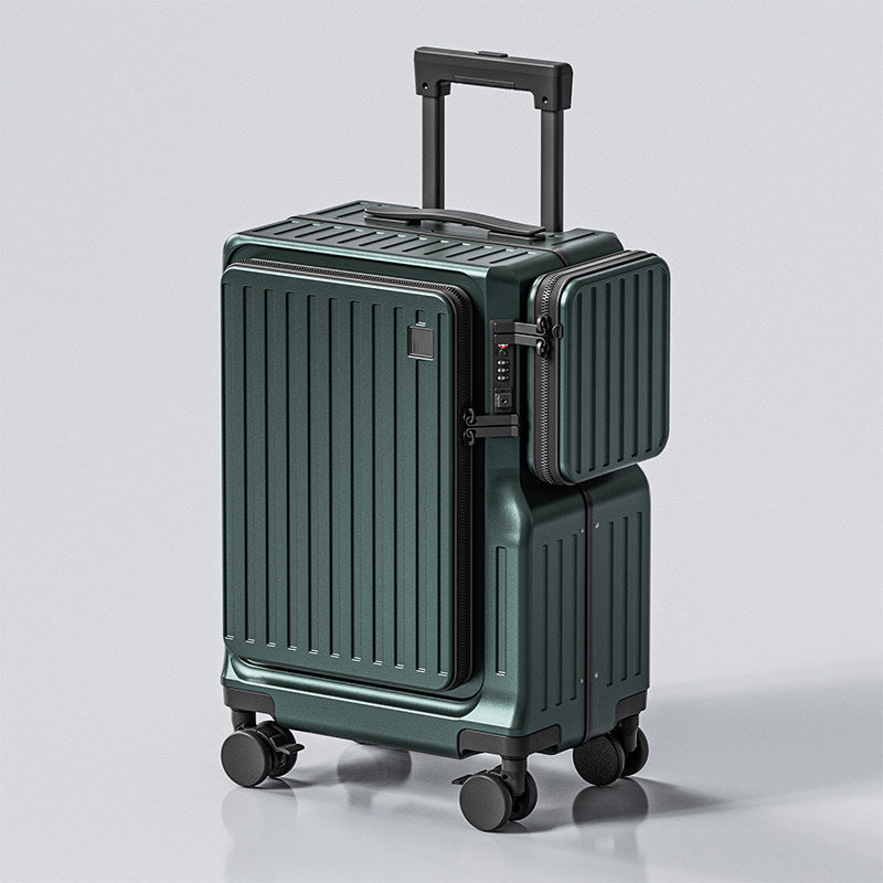 Premium Front-Opening 20-Inch Carry-On Suitcase
