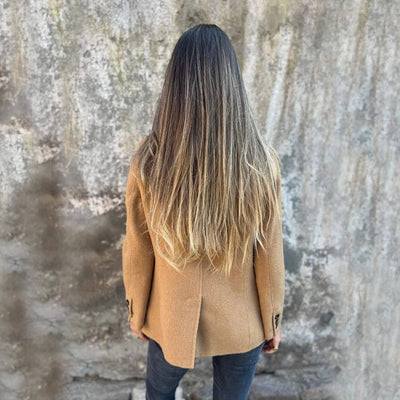 Ins Button Lapel Short Blazer Winter Fashion Commuter Jacket Outwear Women's Clothing - Korvel