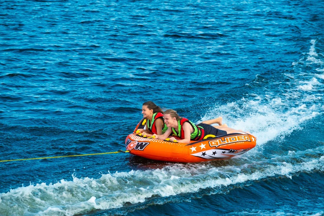 WOW Watersports Glider 2 Person Towable avec sièges flexibles