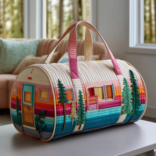 Bolsa de Viaje de Bordado Acolchado para Deportes y Fitness