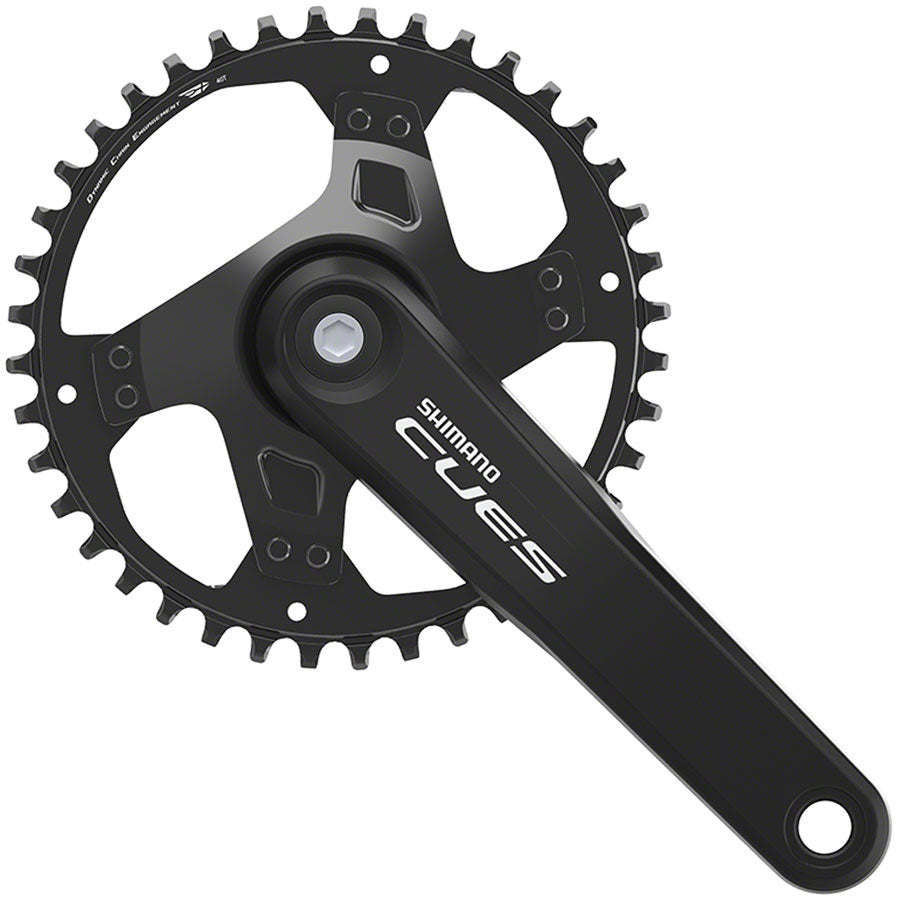 Shimano CUES FC-U4000-1 Crankset - 170mm 40t Negro