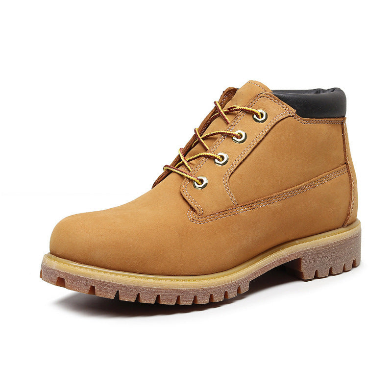 Women's High Top Work Boots for Autumn and Winter