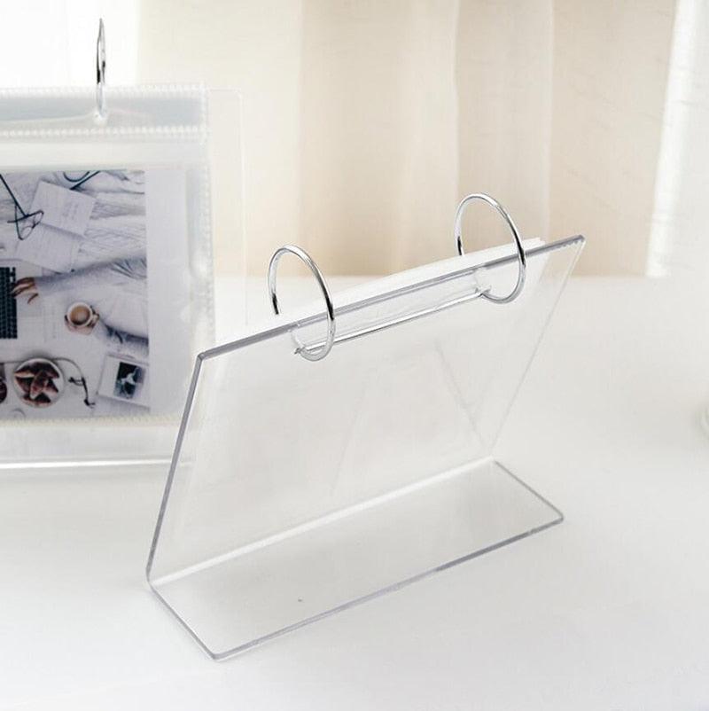 Charming 3/5 Inch Acrylic Desktop Photo Album for Memorable Moments - Korvel