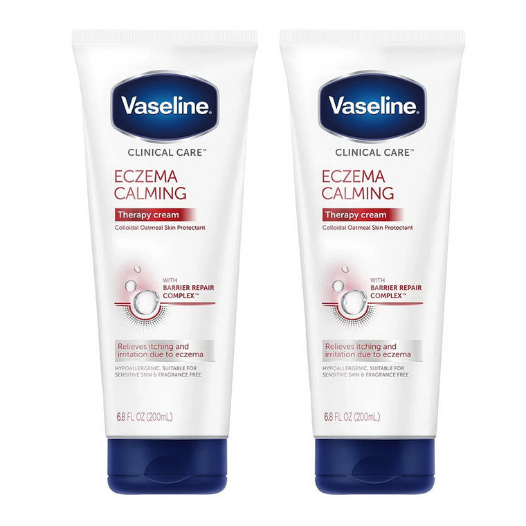 Crema Terapéutica Calmante para Eccema Vaseline Clinical Care - 6.8 Fl Oz