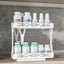 Pull out Rotating Spice Rack Organizer for Cabinet Rotate Makeup Organizer Slide Bottle Box Holder Plastic Seasoning Spice Rack - Korvel