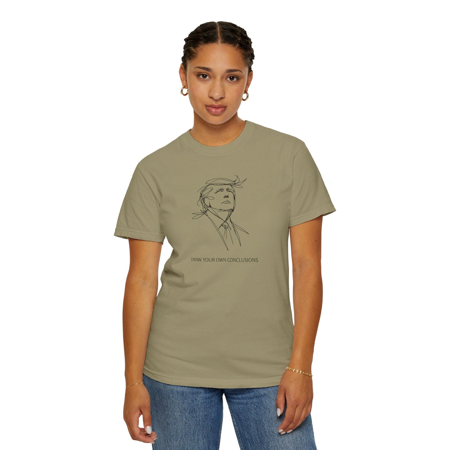 Saca tus propias conclusiones camiseta gráfica unisex