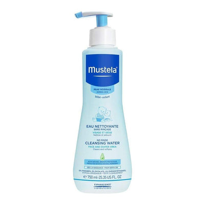 Agua Micelar Limpiadora para Bebés Mustela Sin Enjuague 25.35 fl oz