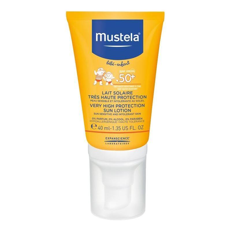 Leche Facial Mustela Bebé y Niño SPF 50+ - 40 ml