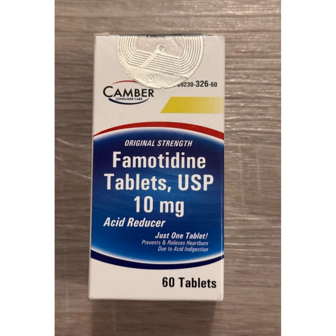 Camber Famotidina 10 mg – 60 Contenido