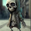 Figurines de squelette d'Halloween - Décor unique en résine