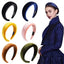 Wide edge velvet sponge hair clip for women's head clip high skull top hair clip - Korvel