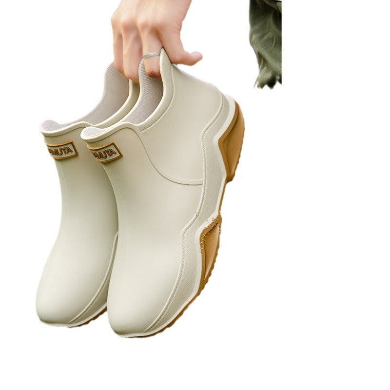 Bottes de pluie imperméables courtes pour hommes