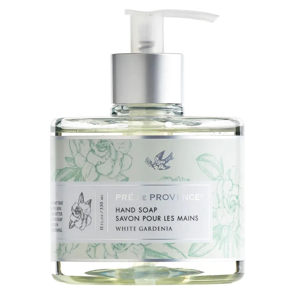 Savon Liquide pour les Mains à la Gardenia Blanc de Pre de Provence - 11 oz