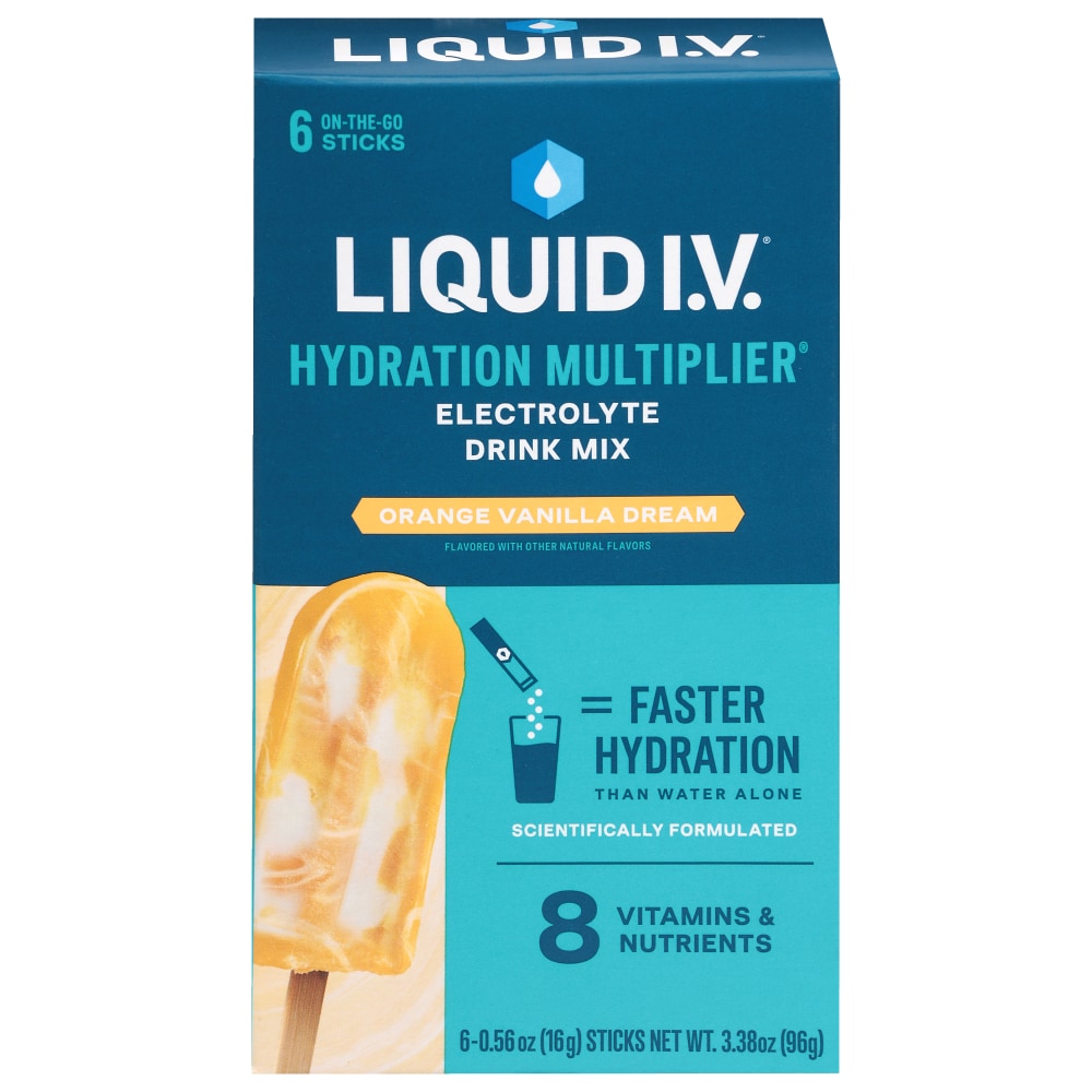 Liquid I.V. Hydration Multiplier Mélange Électrolytique - Rêve d'Orange et de Vanille