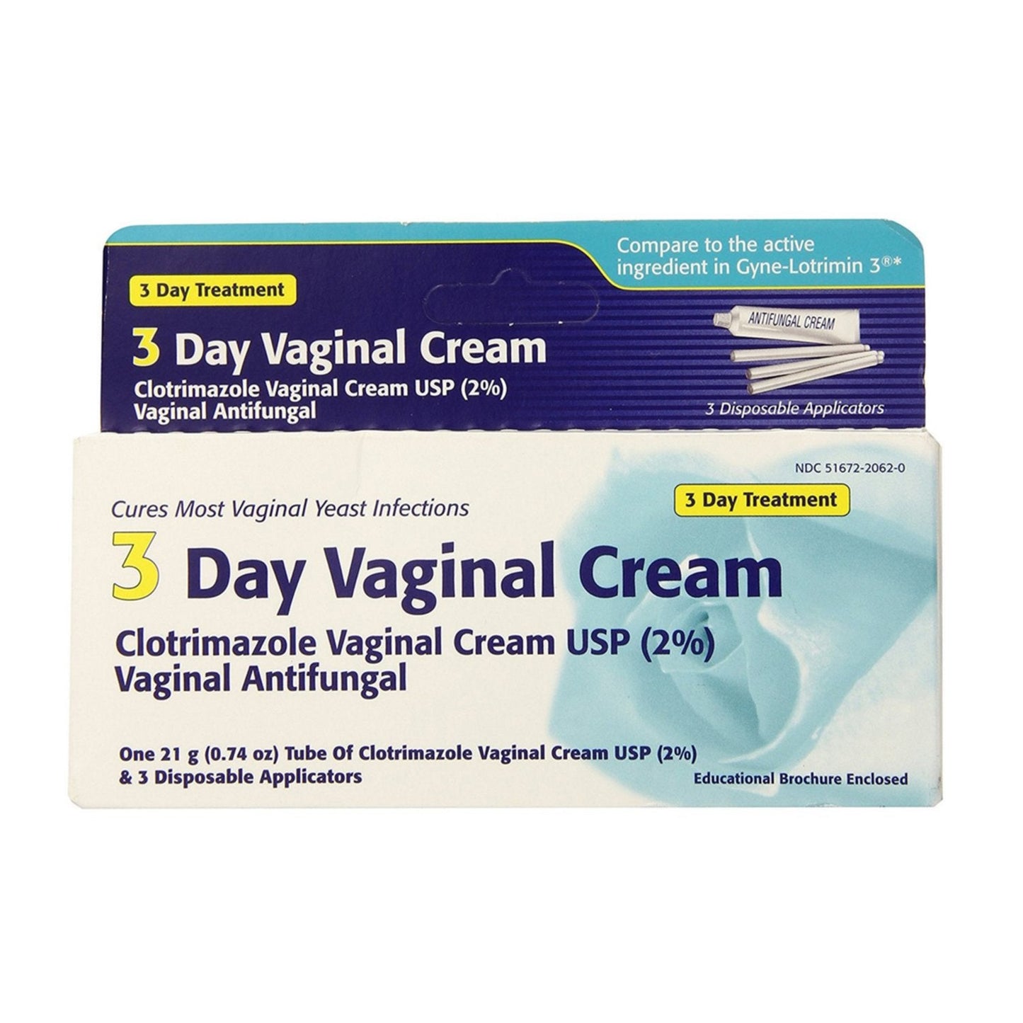 Crema Vaginal Taro de 3 Días - 0.74 Oz